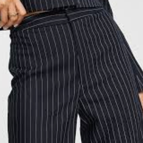 WIDE LEG PINSTRIPED TROUSERS - Picture 3 of 6